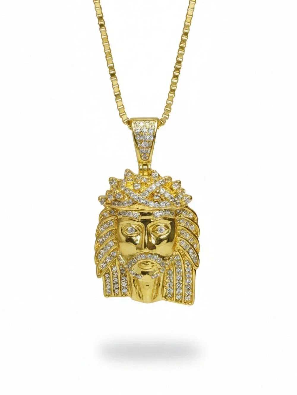 Icey Jesus Lion of Judah Pendant